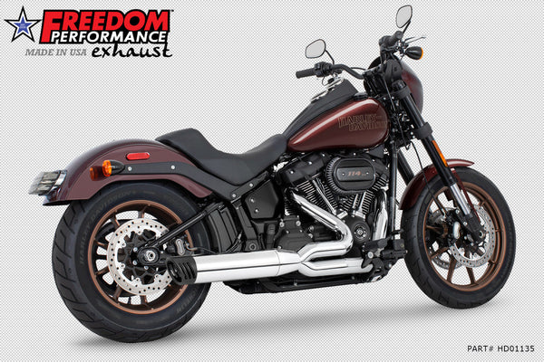 HARLEY SOFTAIL "SLIM-TIRE" 4" UNION 2-INTO-1 RIGHT-SIDE ONLY 2018-2024 BUNDLE official image