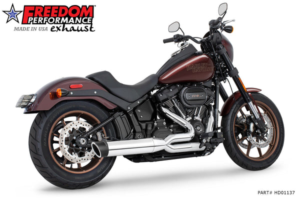 HARLEY SOFTAIL "SLIM-TIRE" 4" UNION 2-INTO-1 RIGHT-SIDE ONLY 2018-2024 BUNDLE official image