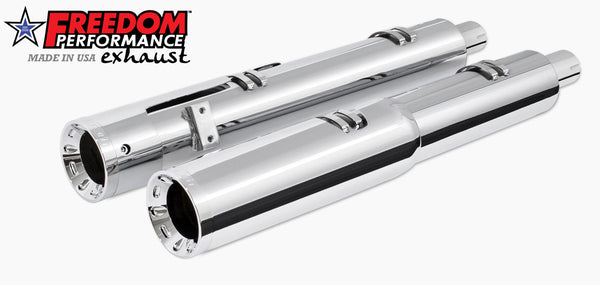 INDIAN 4.5" 2-STEP SLIP-ONS ONLY FOR CHALLENGER/PURSUIT, CHIEFTAIN/ROADMASTER, SPRINGFIELD BAGGERS BUNDLE official image