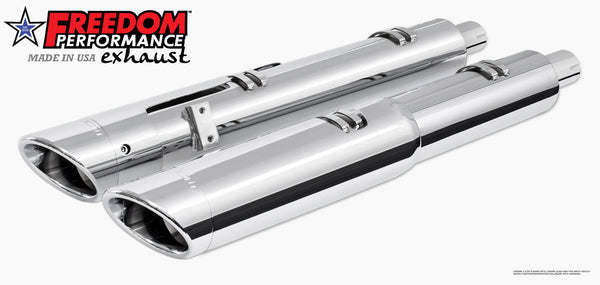 INDIAN 4.5" 2-STEP SLIP-ONS ONLY FOR CHALLENGER/PURSUIT, CHIEFTAIN/ROADMASTER, SPRINGFIELD BAGGERS BUNDLE official image