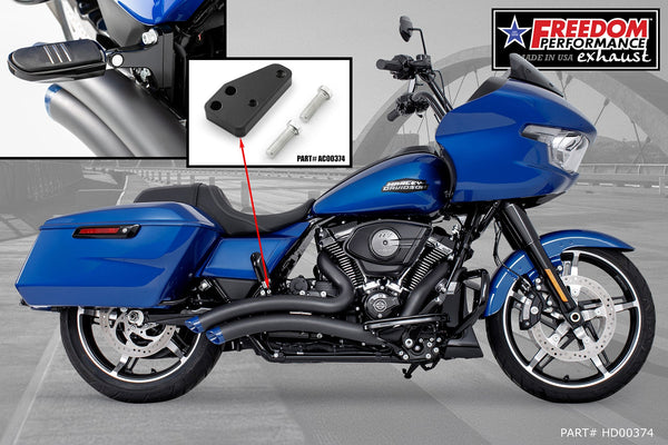 Freedom Performance HARLEY TOURING PEG RE-LOCATOR BRACKET ACCESSORIES 1995-PRESENT (SPECIAL ORDER)
