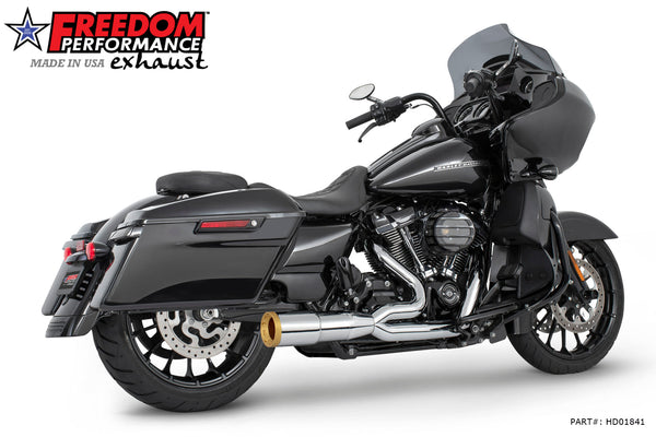 HARLEY TOURING 4.5" 2 STEPPED SHORT UNION 2-INTO-1 RIGHT-SIDE ONLY 2017-PRESENT BUNDLE official image
