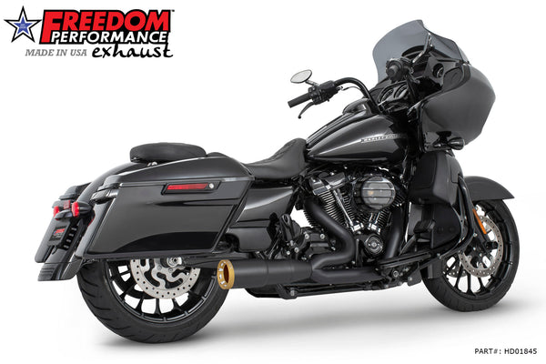 HARLEY TOURING 4.5" 2 STEPPED SHORT UNION 2-INTO-1 RIGHT-SIDE ONLY 2017-PRESENT BUNDLE official image