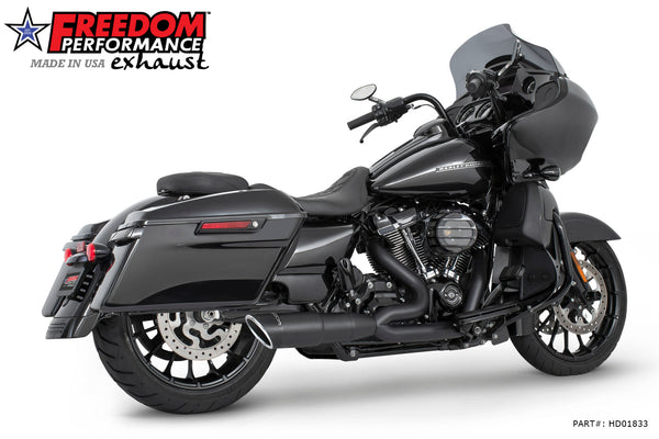 HARLEY TOURING 4.5" 2 STEPPED SHORT UNION 2-INTO-1 RIGHT-SIDE ONLY 2017-PRESENT BUNDLE official image