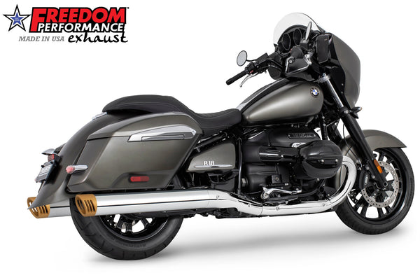 Freedom Performance BMW R 18 BAGGER B/TRANSCONTINENTAL/ROCTANE  4" EXTENDED SLIP-ONS ONLY! 2022-PRESENT BUNDLE