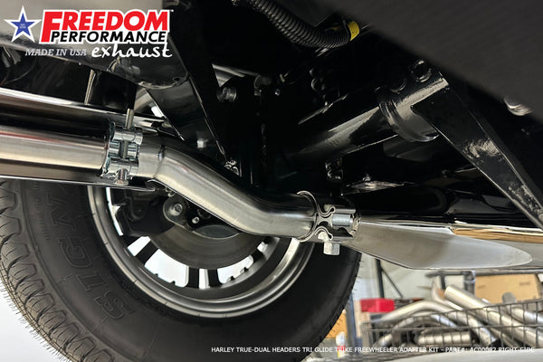 Freedom Performance HARLEY TRUE-DUAL HEADERS TRI GLIDE TRIKE/FREEWHEELER ADAPTER KIT REQUIRED FOR FPE HEADERS 2008-PRESENT BUNDLE
