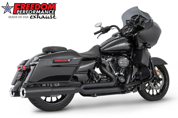 HARLEY TOURING 4.5" 2 STEPPED UNION 2-INTO-1 SYSTEM with LEFT SIDE GHOST PIPE 2017-PRESENT (SPECIAL ORDER) official image