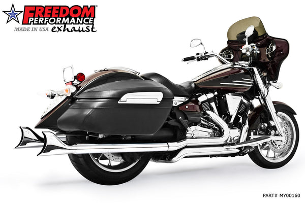 Freedom Performance YAMAHA ROADLINER/ STRATOLINER/ RAIDER SHARKTAIL TRUE-DUAL COMPLETE SYSTEM