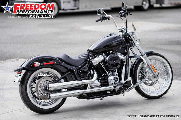 Freedom Performance HARLEY SOFTAIL/M8 3.25" SLIP-ONS *CHECK DESCRIPTION FOR FITMENTS* BUNDLE
