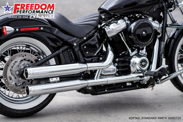 Freedom Performance HARLEY SOFTAIL/M8 3.25" SLIP-ONS *CHECK DESCRIPTION FOR FITMENTS* BUNDLE