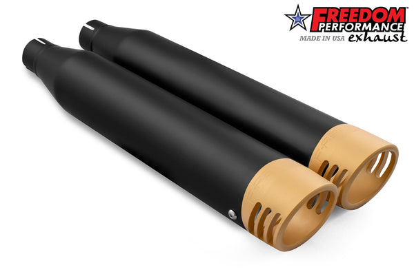 Freedom Performance HARLEY SOFTAIL/M8 3.25" SLIP-ONS *CHECK DESCRIPTION FOR FITMENTS* BUNDLE