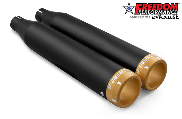 Freedom Performance HARLEY SOFTAIL/M8 3.25" SLIP-ONS *CHECK DESCRIPTION FOR FITMENTS* BUNDLE