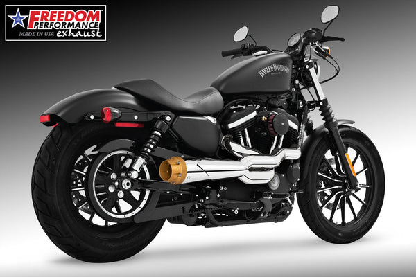 Freedom Performance HARLEY SPORTSTER 2-INTO-1 "HIGH" AMERICAN OUTLAW 1986-2022