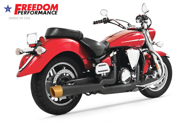 Freedom Performance YAMAHA V-STAR 1300 COMBAT FLUTED 2-INTO-1 2007-2020