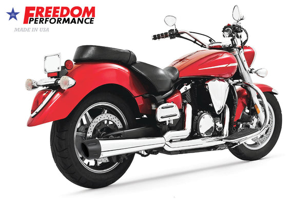 Freedom Performance YAMAHA V-STAR 1300 COMBAT FLUTED 2-INTO-1 2007-2020