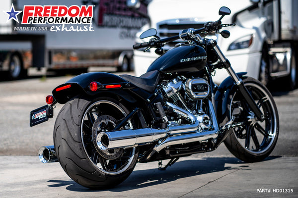 HARLEY SOFTAIL/M8 FAT BOY BREAKOUT ONLY 4.5” TWO-STEP TUCK & UNDER FULL SYSTEM 2018-PRESENT official image
