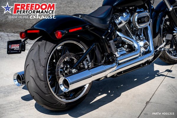 HARLEY SOFTAIL/M8 FAT BOY BREAKOUT ONLY 4.5” TWO-STEP TUCK & UNDER FULL SYSTEM 2018-PRESENT official image