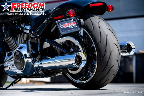 HARLEY SOFTAIL/M8 FAT BOY BREAKOUT ONLY 4.5” TWO-STEP TUCK & UNDER FULL SYSTEM 2018-PRESENT official image