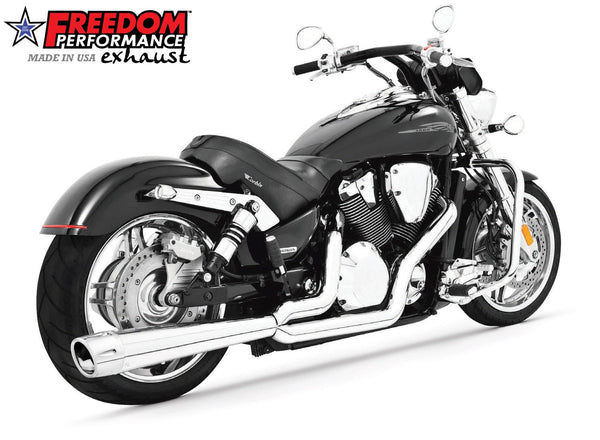 Freedom Performance HONDA VTX1800 COMBAT 2-INTO-1 FLUTED 2002 TO 2009