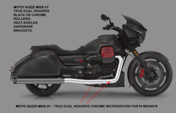 Freedom Performance MOTO GUZZI MMGX-21 HEADERS 2016-2018 (SPECIAL ORDER)