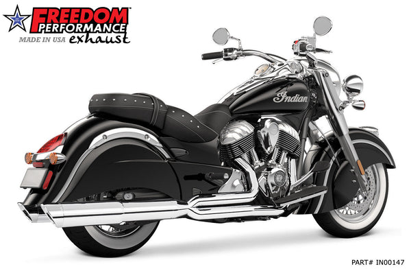 Freedom Performance INDIAN VINTAGE/CLASSIC UNION 2-INTO-1 (RIGHT-SIDE ONLY) 2014-2020 PICTURE SHOWS LEFT GHOST PIPE SOLD SEPERATELY*