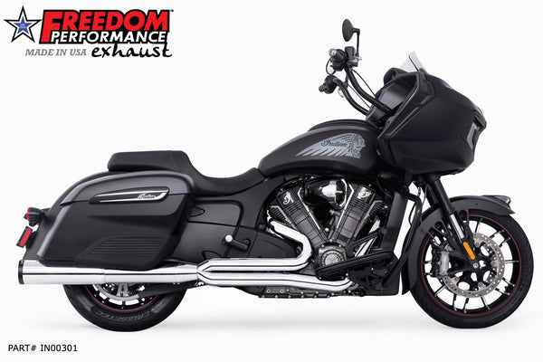 INDIAN CHALLENGER/PURSUIT/ELITE UNION FULL SYSTEM 2-INTO-1 RIGHT-SIDE ONLY 2020-PRESENT BUNDLE official image