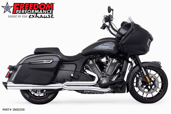 INDIAN CHALLENGER/PURSUIT/ELITE UNION FULL SYSTEM 2-INTO-1 RIGHT-SIDE ONLY 2020-PRESENT BUNDLE official image