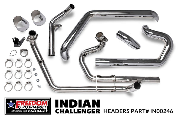 Freedom Performance INDIAN CHALLENGER / PURSUIT / ELITE / CHIEFTAIN POWERPLUS TRUE-DUAL 2.5" HEADERS ONLY 2020-PRESENT