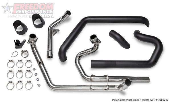 Freedom Performance INDIAN CHALLENGER / PURSUIT / ELITE / CHIEFTAIN POWERPLUS TRUE-DUAL 2.5" HEADERS ONLY 2020-PRESENT