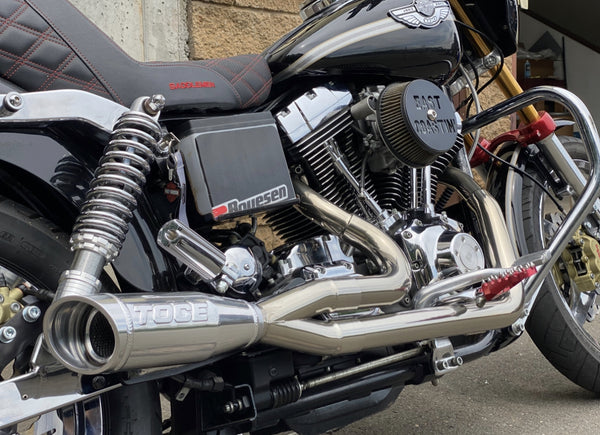 TOCE The Perpetrator 2 to 1 Full Exhaust System - Harley Davidson Dyna