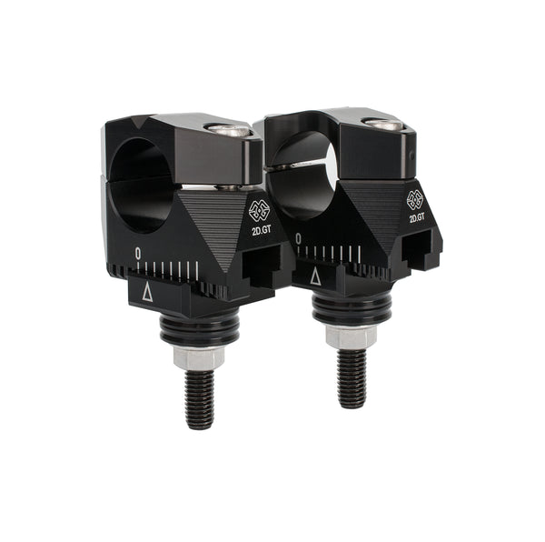 2DGT adjustable handlebar brackets with ABK-15 black