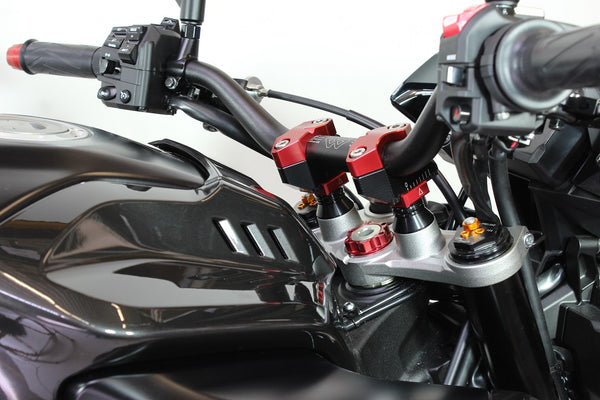 2DGT adjustable handlebar brackets with ABK-15 black