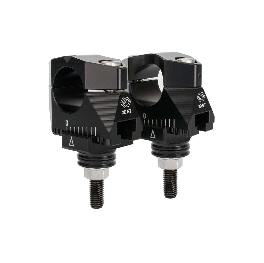 2DGT adjustable handlebar brackets with ABK-16 black