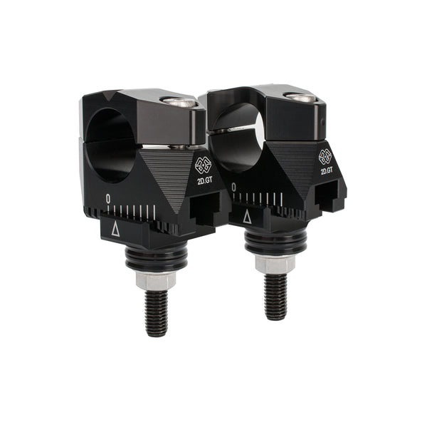 2DGT adjustable handlebar brackets with ABK-16 black