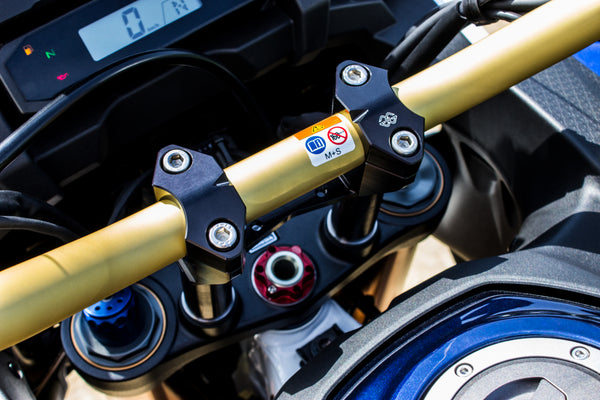 2DGT adjustable handlebar brackets with ABK-16 black