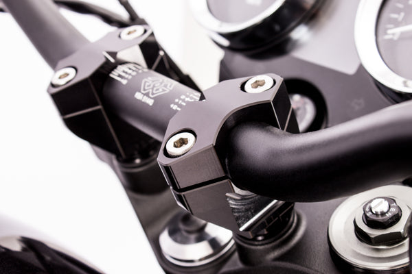 2DGT adjustable handlebar brackets with ABK-18 black
