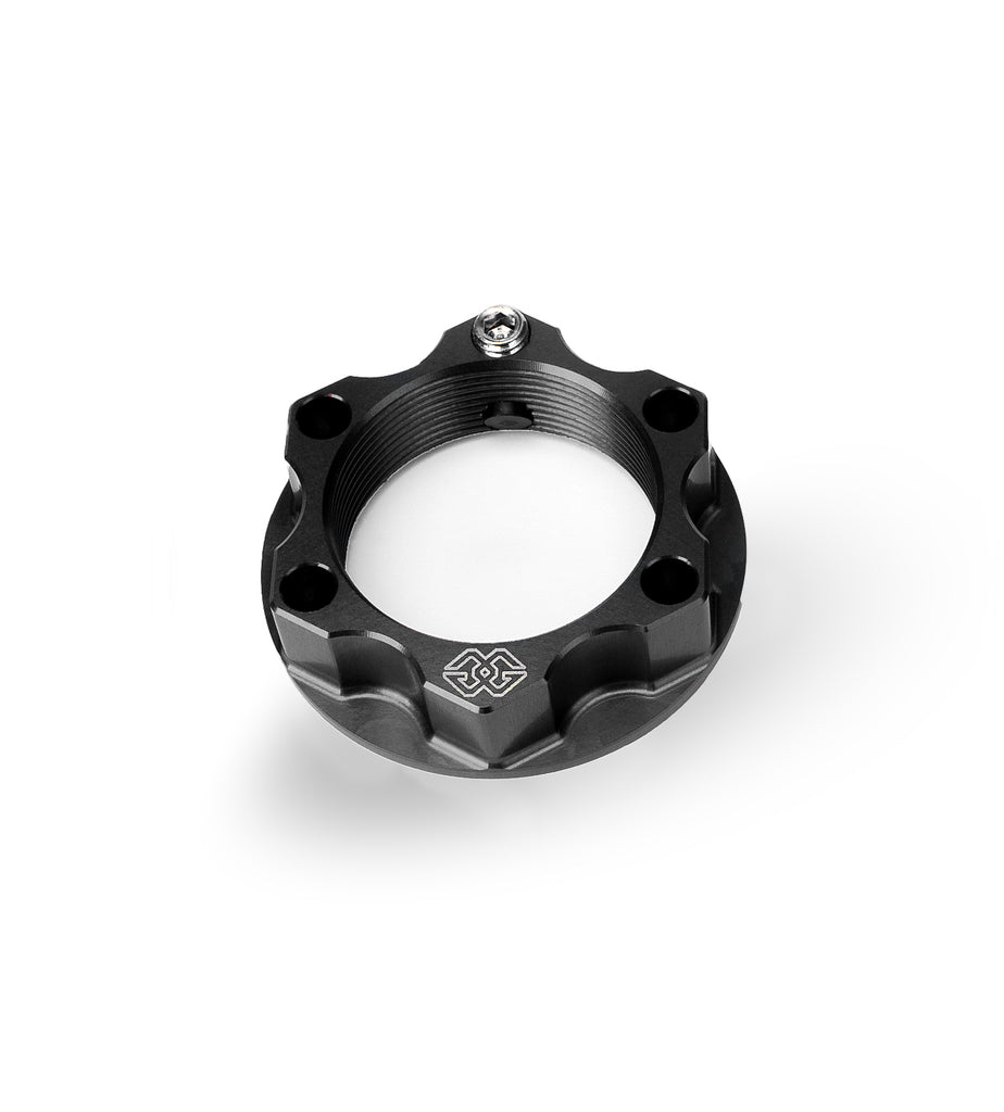 Safety nut ACMA aluminium M28X1.0 KIT black