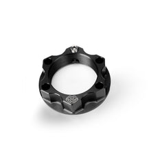 GILLES TOOLING Safety nut ACMA aluminium M28X1.0 KIT black for Multiple Motorcycle Models | ACMA-28-10.b