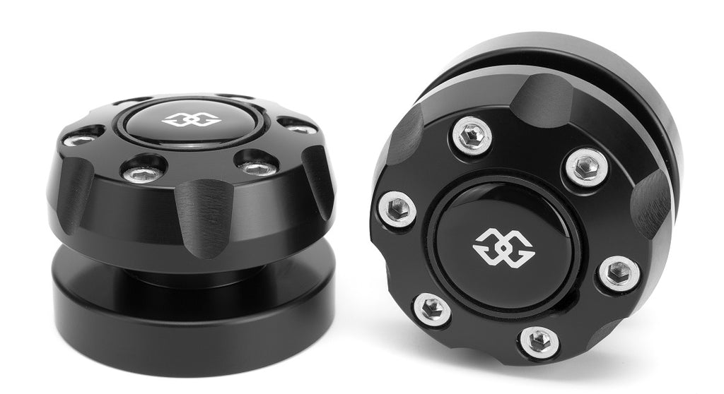 AP front axle protector kit black - AP-DU10-B