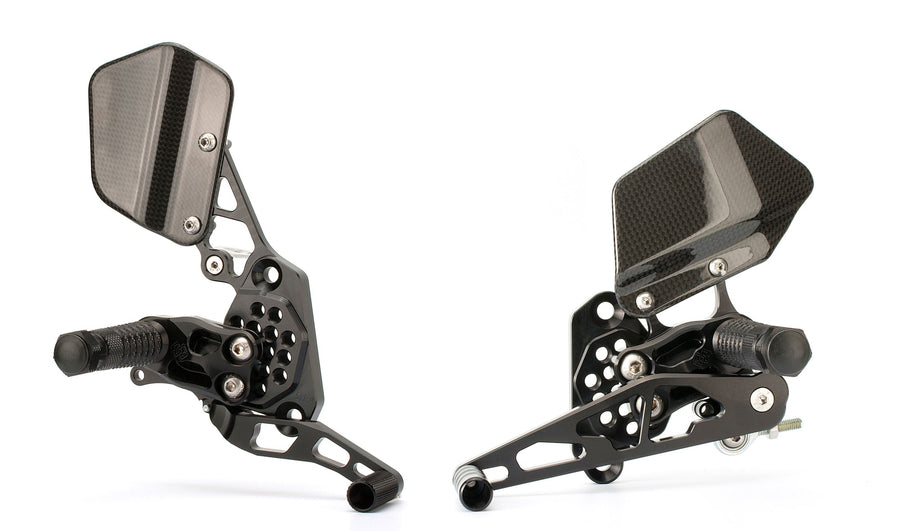 Footrest system AS31GT black - AS31-D03.b