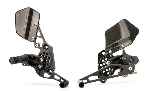 Footrest system AS31GT black - AS31-D03.b