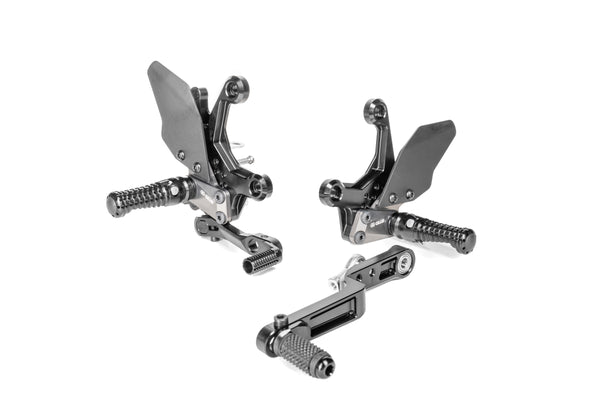 Footrest system AS31GT3 black