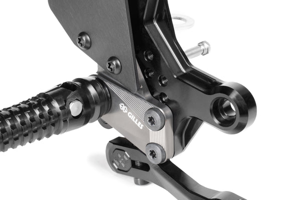 Footrest system AS31GT3 black