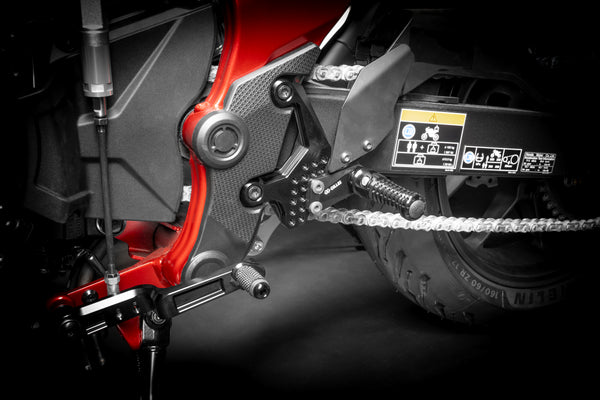 Footrest system AS31GT3 black