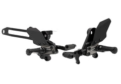 GILLES TOOLING Footrest system AS31GT3 black for Honda | AS31GT3-H16-B