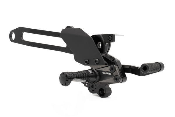 Footrest system AS31GT3 black