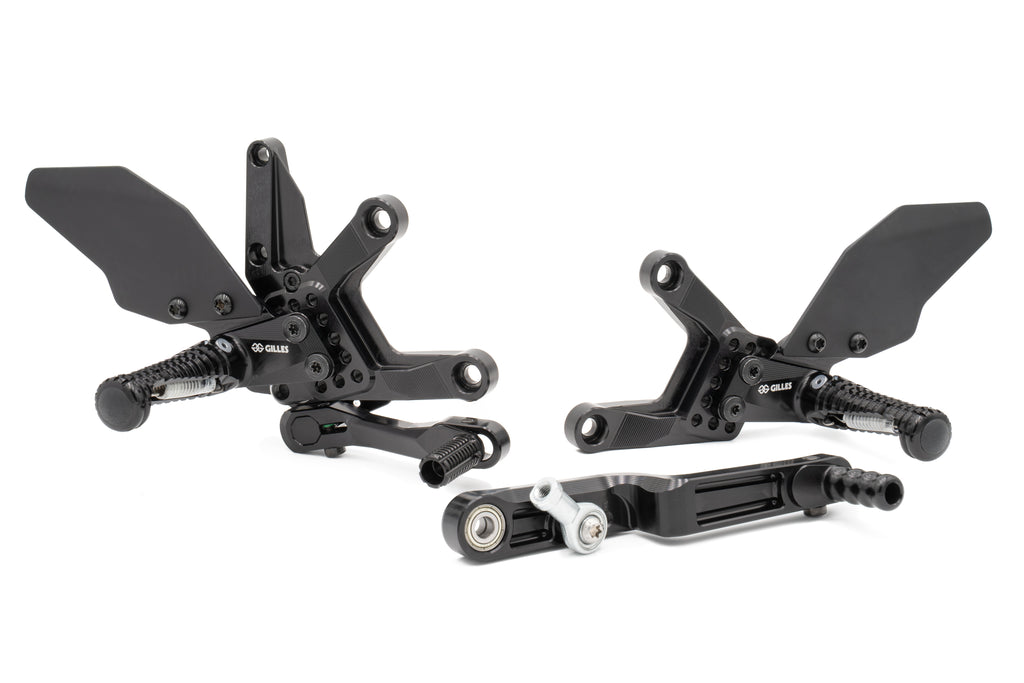 Footrest system AS31GT3 black
