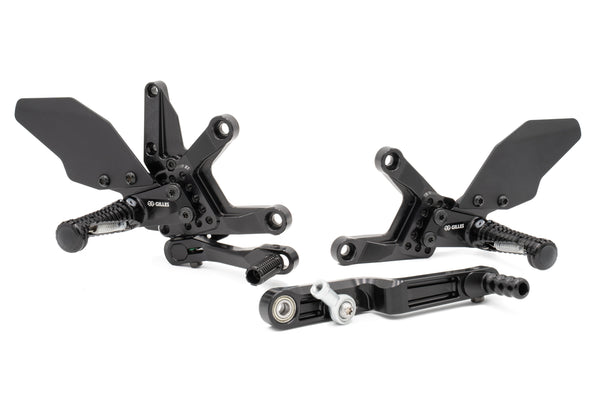 Footrest system AS31GT3 black