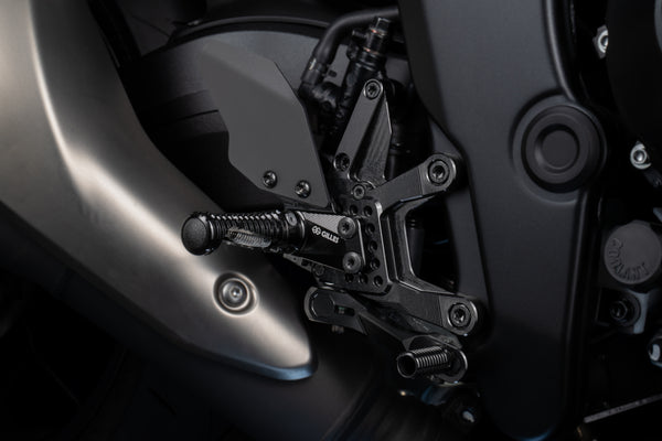 Footrest system AS31GT3 black