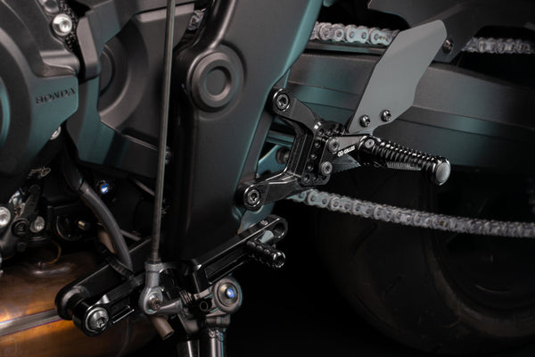 Footrest system AS31GT3 black